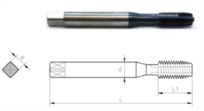 N100RY-020 Метчик машинный M2x0.4 HSSE DIN371 10367