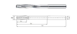 Развертка машинная HSSE 6SRE-D03-15-61-S3 11060